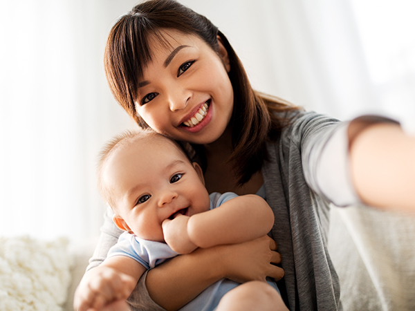 Baby first tooth Hudsonville MI pediatric dentist